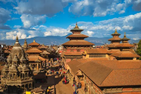 Durbar-plassen i Kathmandu